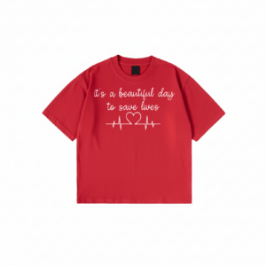 Kavlary Nurse Life Shirt with heartbeat and motivational quote